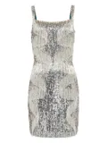 Jenny Packham Tina sequin fringe mini dress - Blue
