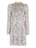 Jenny Packham Passion sequin-embellished mini dress - Grey