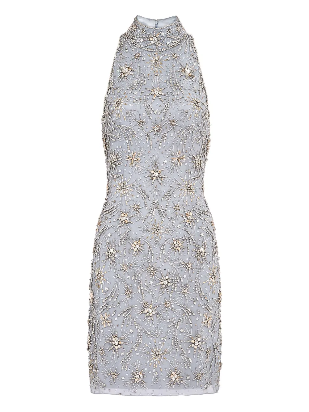 Jenny Packham Abito corto Starry Night con decorazione - Blu