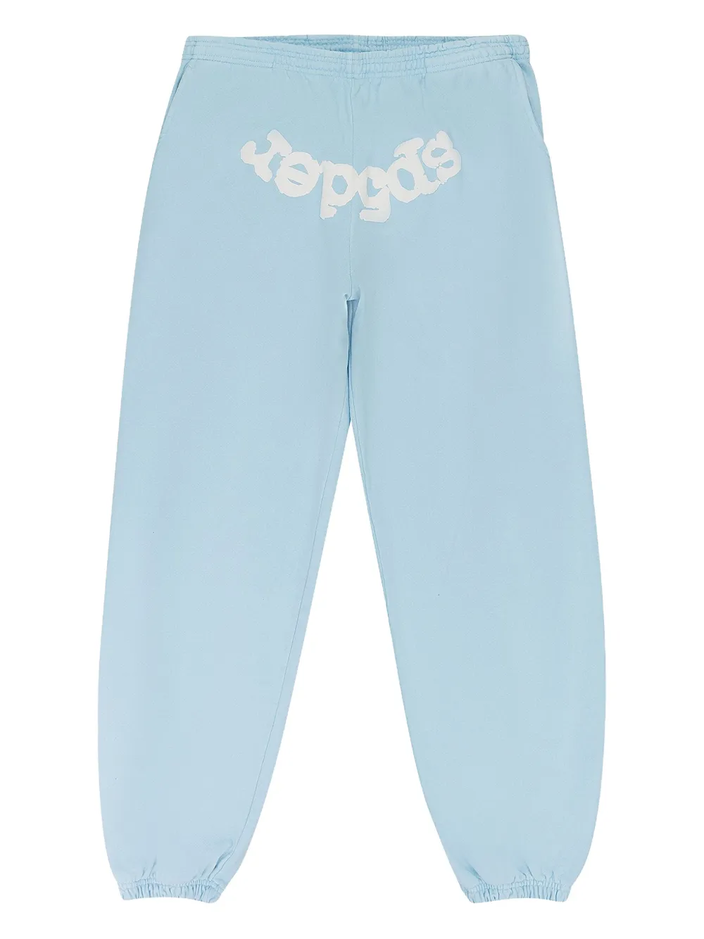 SP5DER logo-embroidered track pants Blauw