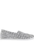 Toms Alpargata geometric-print loafers - Grey