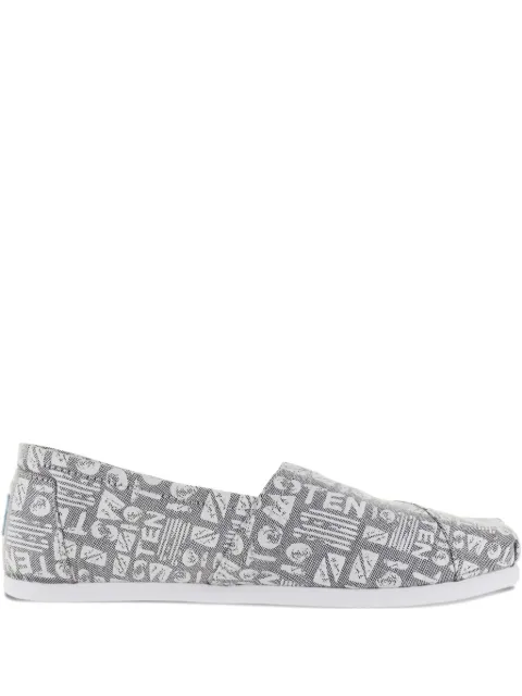 Toms Alpargata geometric-print loafers