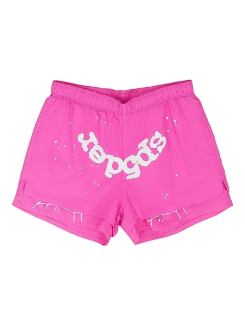SP5DER Shorts im Layering-Look