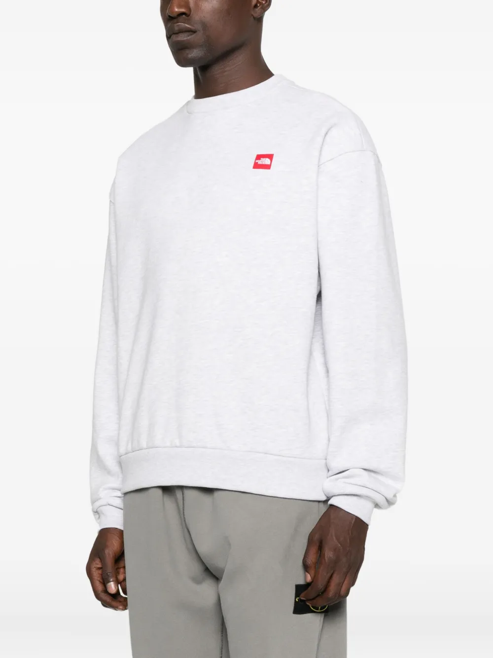 The North Face Red Box sweater met ronde hals Grijs