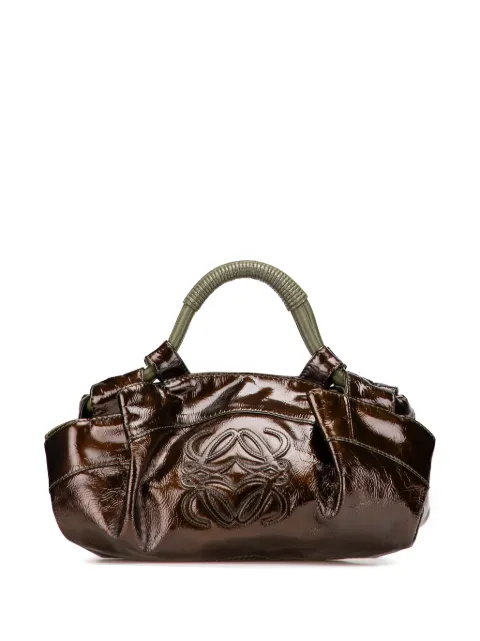 Loewe Pre-Owned 2008 Bicolor Patent Aire hobo bag