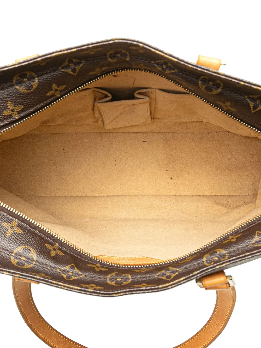Pre-owned Louis Vuitton 2003 Monogram Luco Tote Bag In Brown