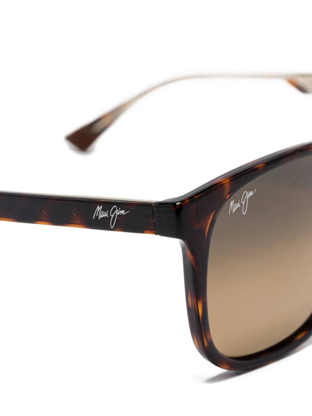 Maui Jim tortoiseshell square sunglasses Bruin