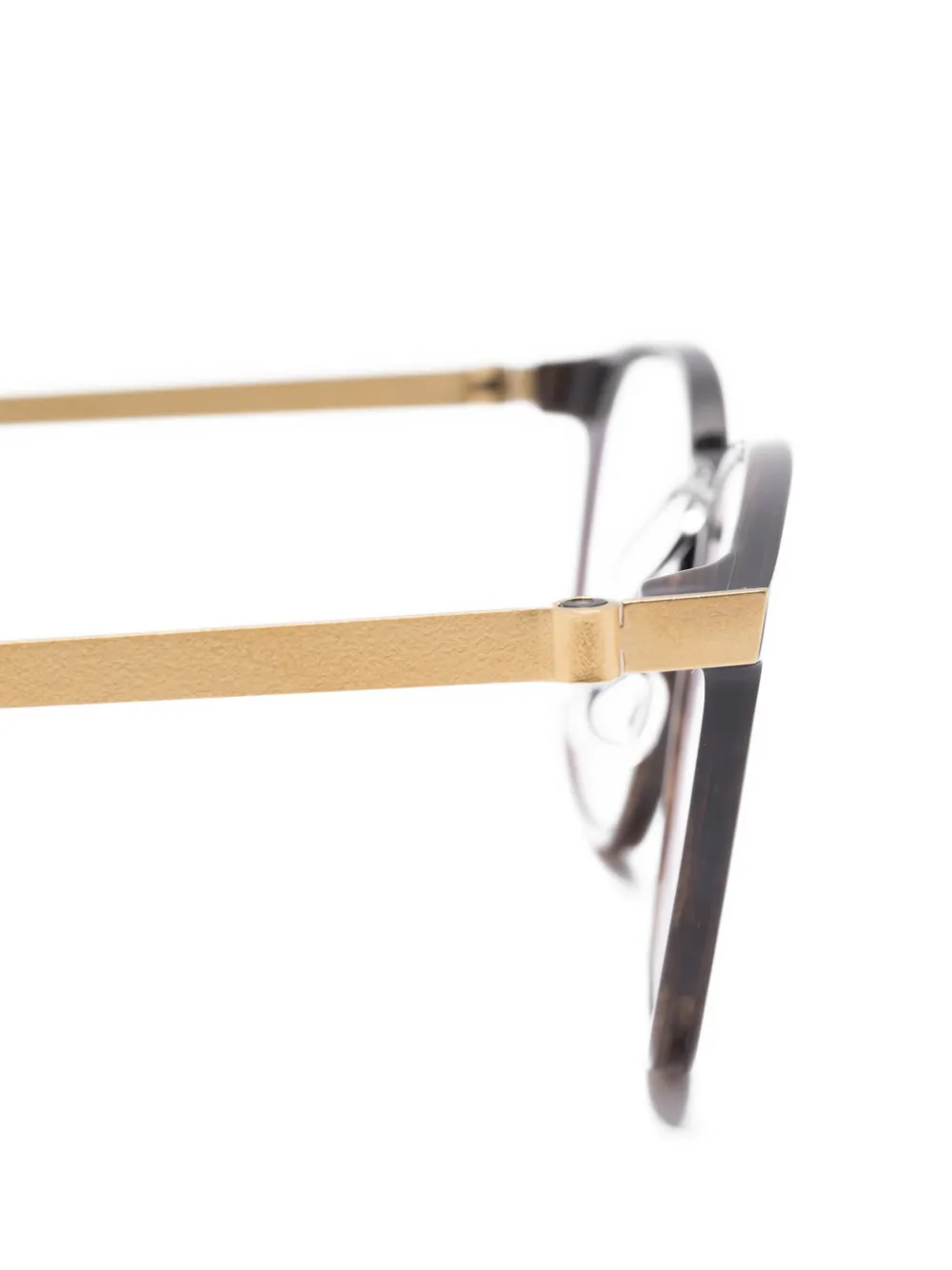  Lindberg Gafas Con Montura Rectangular - Marrón 