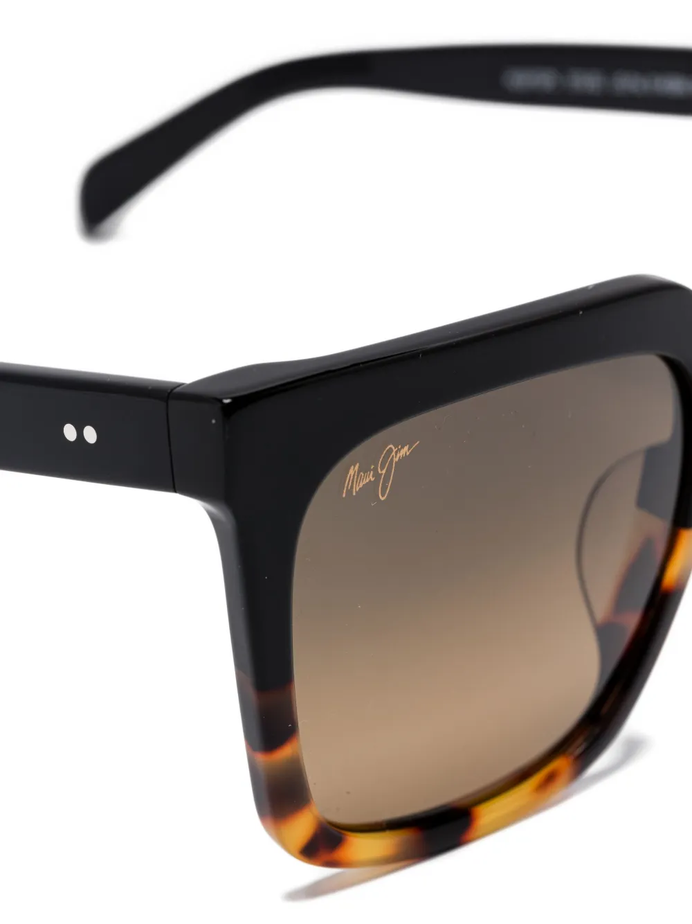 Maui Jim Rooftops square-frame sunglasses Zwart