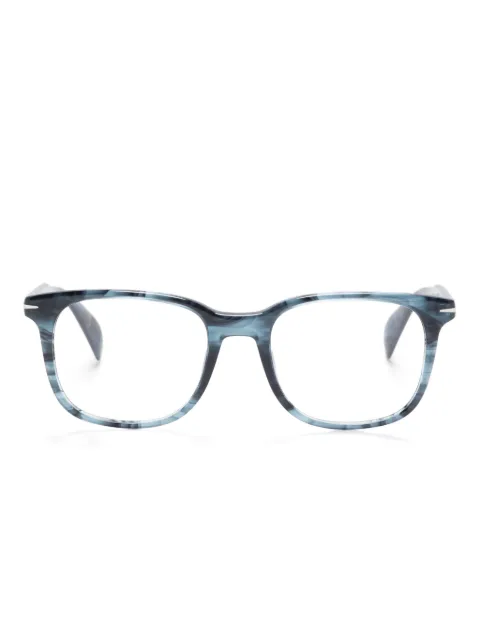Eyewear by David Beckham rectangle-frame acetate glasses 