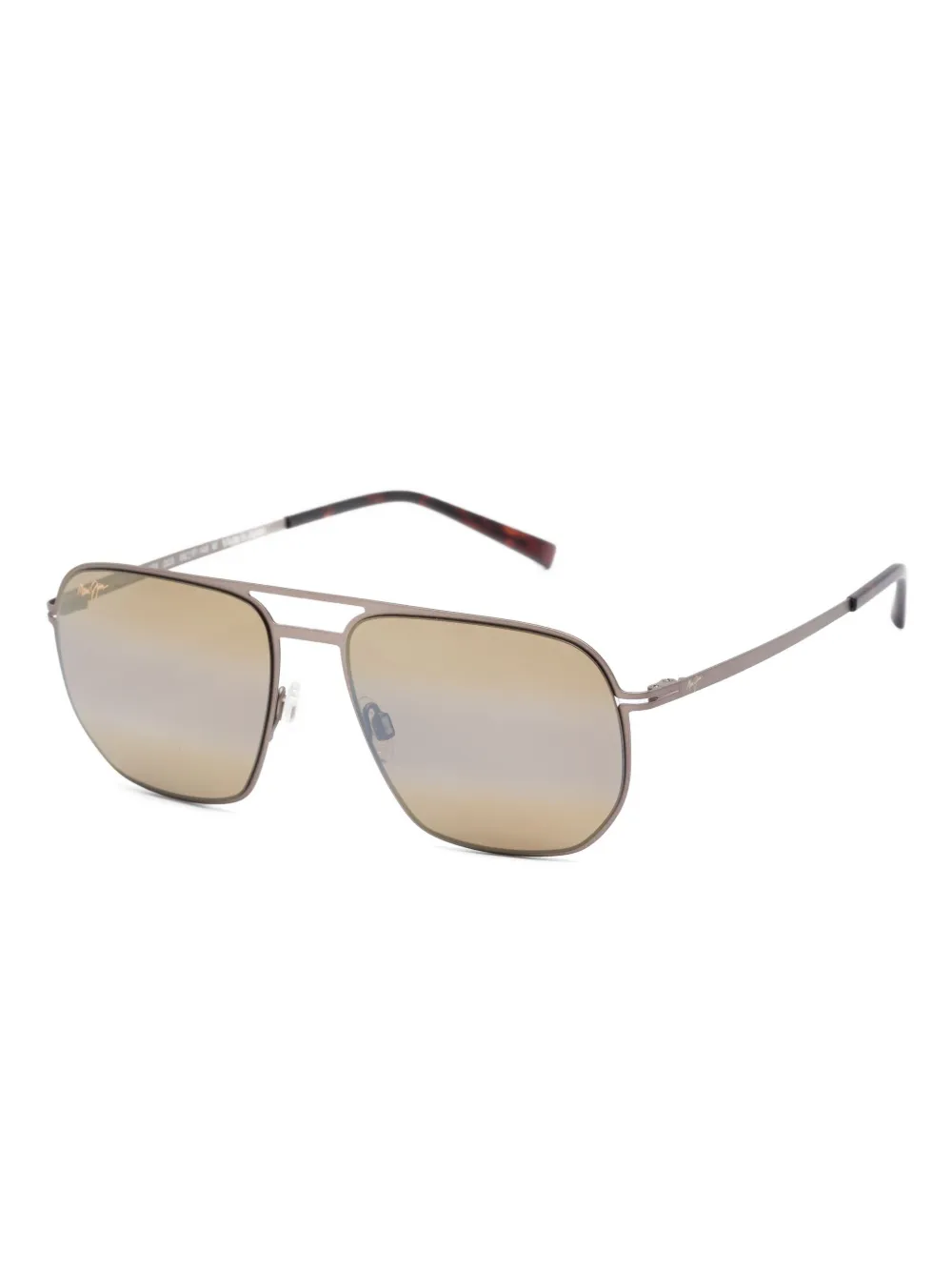 Maui Jim Shark s Cove pilot-frame sunglasses Zilver