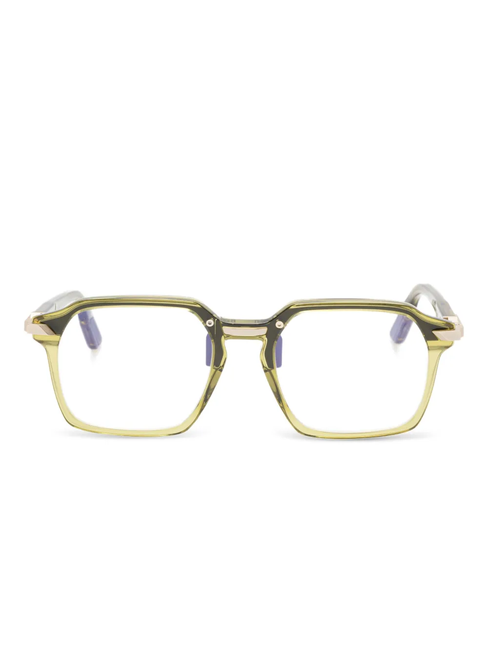 Movitra square-frame glasses | Green | Image 1