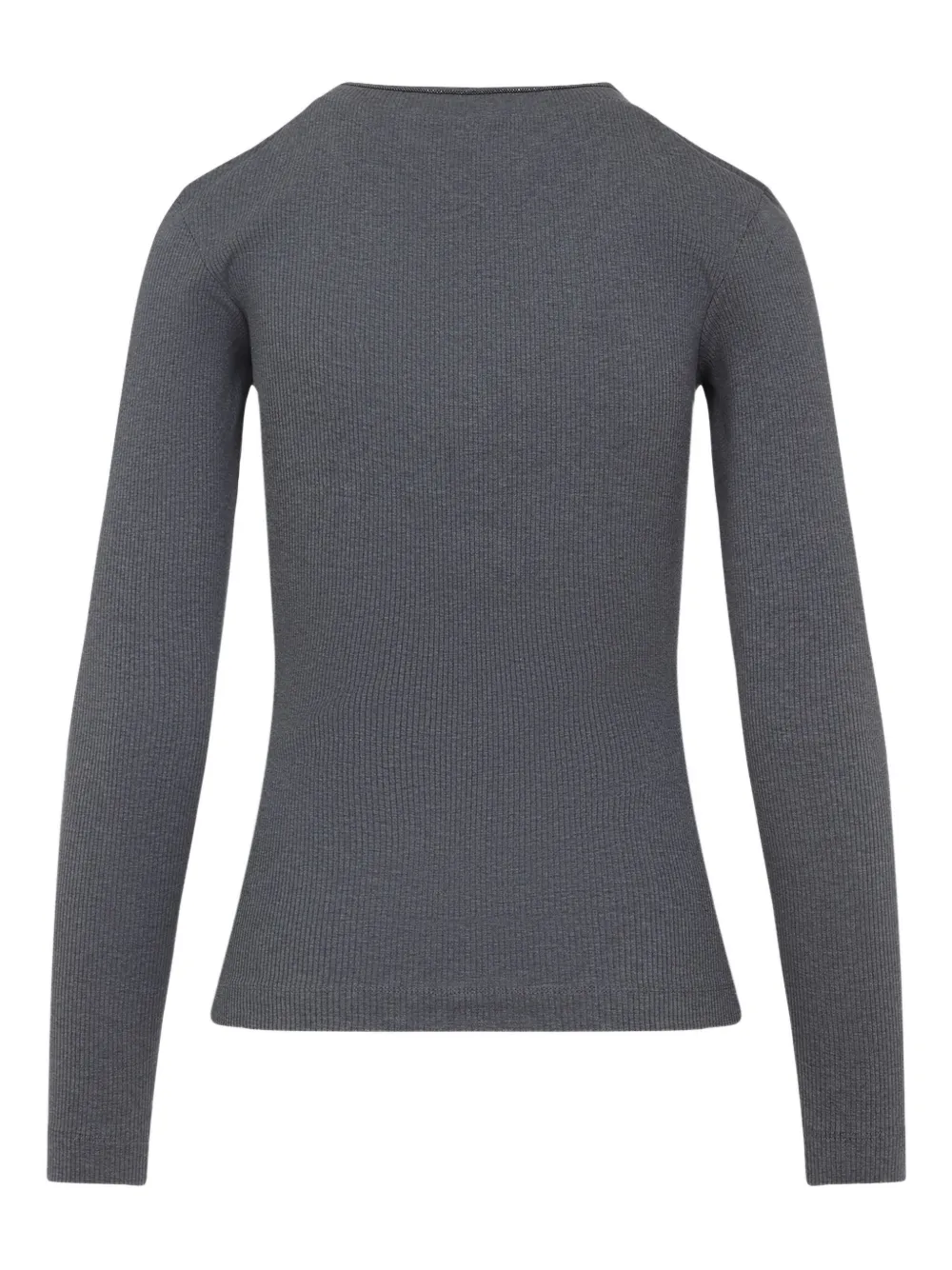 Brunello Cucinelli Top met V-hals Grijs
