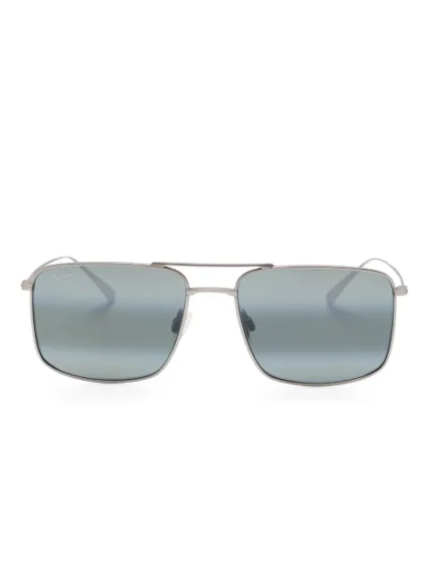 Maui Jim double-bridge rectangle sunglasses