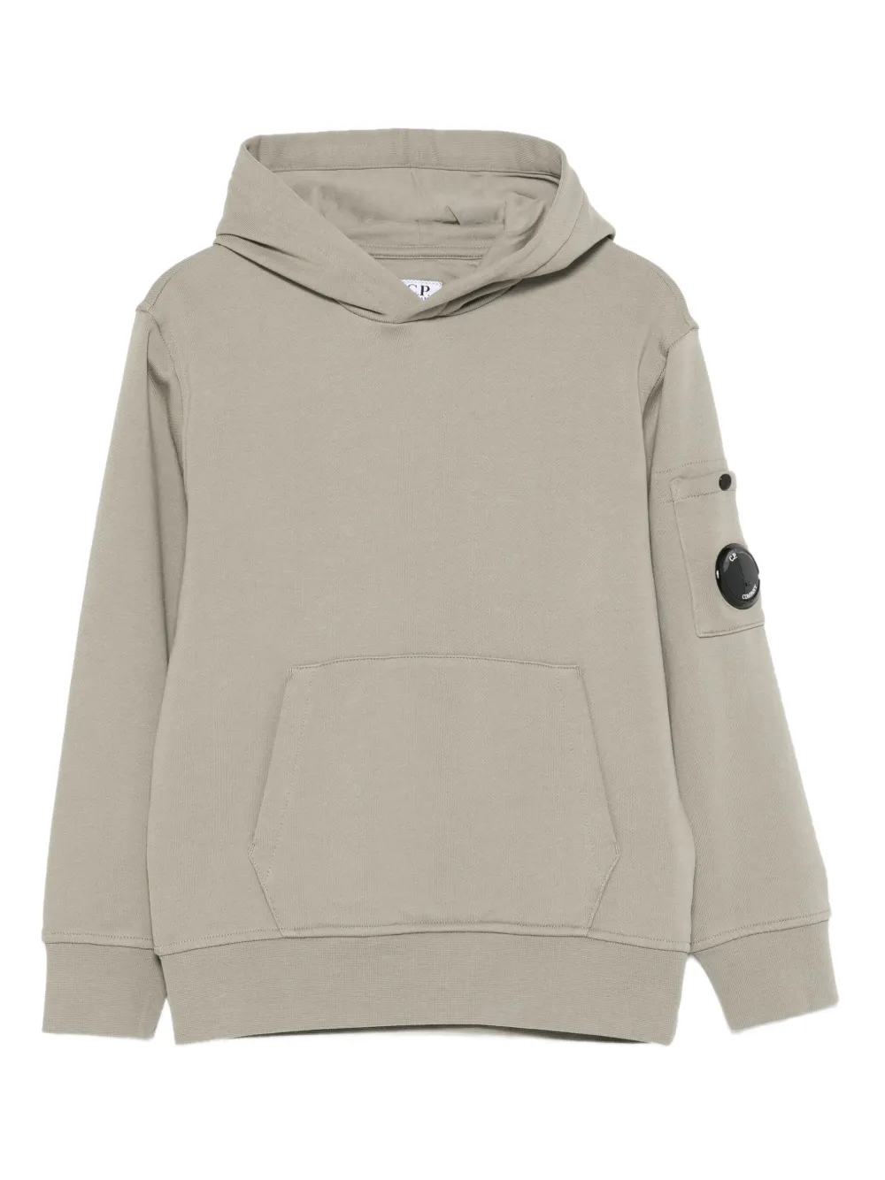 C.P. Company Kids Hoodie met zakdetail Groen