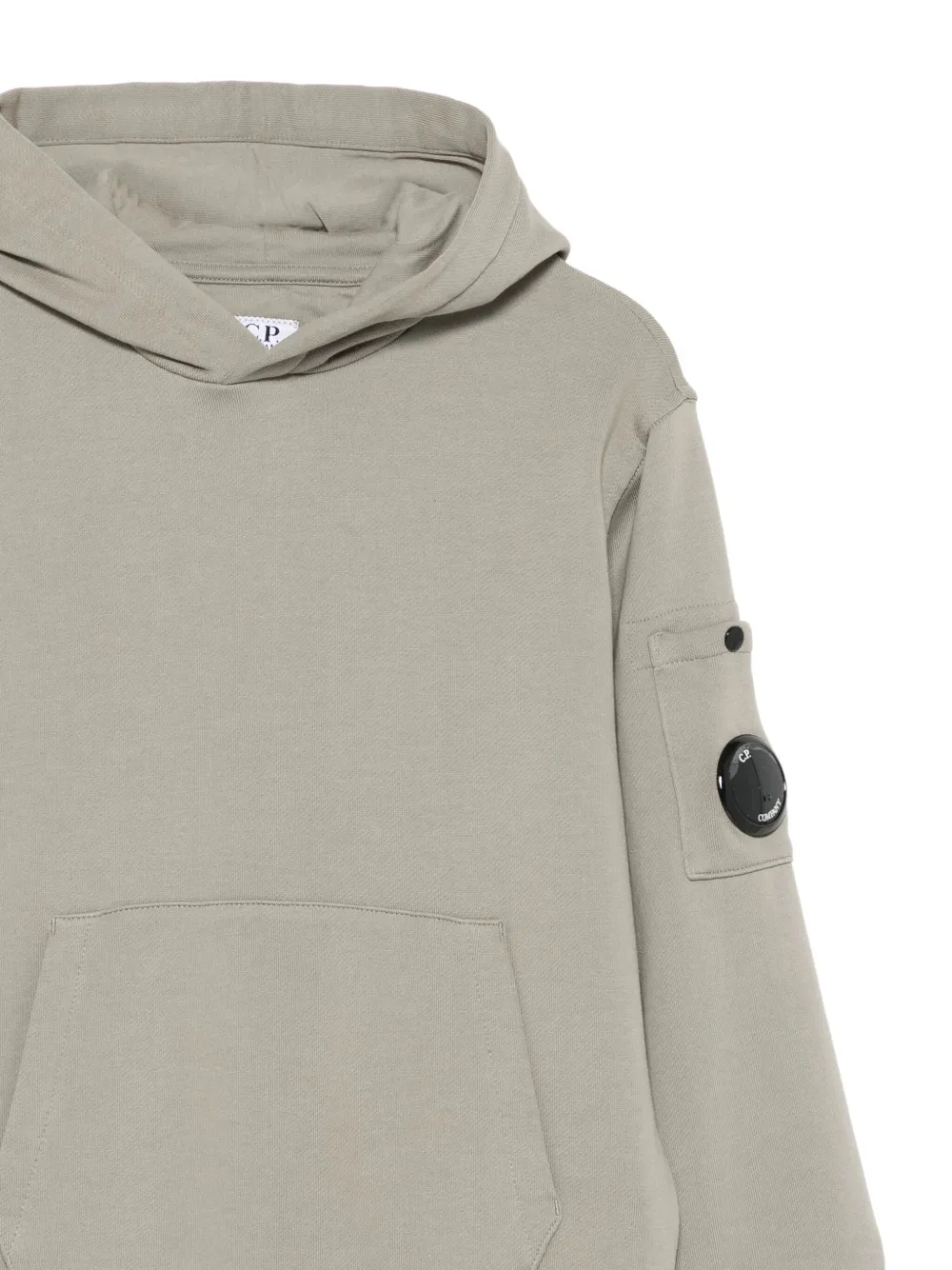 C.P. Company Kids Hoodie met zakdetail Groen