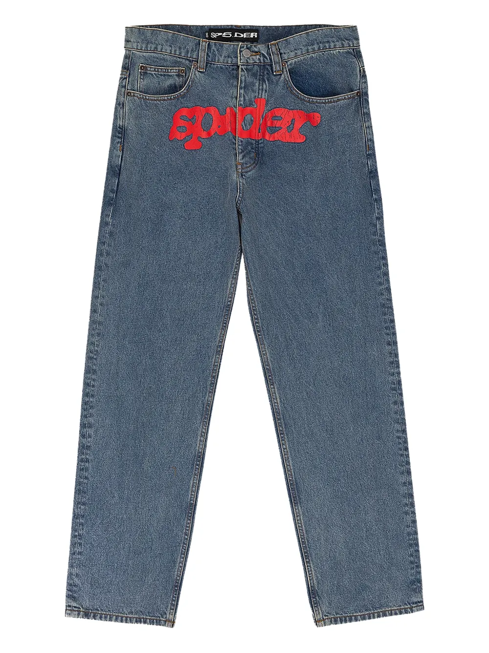 logo-print jeans