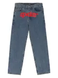 SP5DER logo-print jeans - Blue