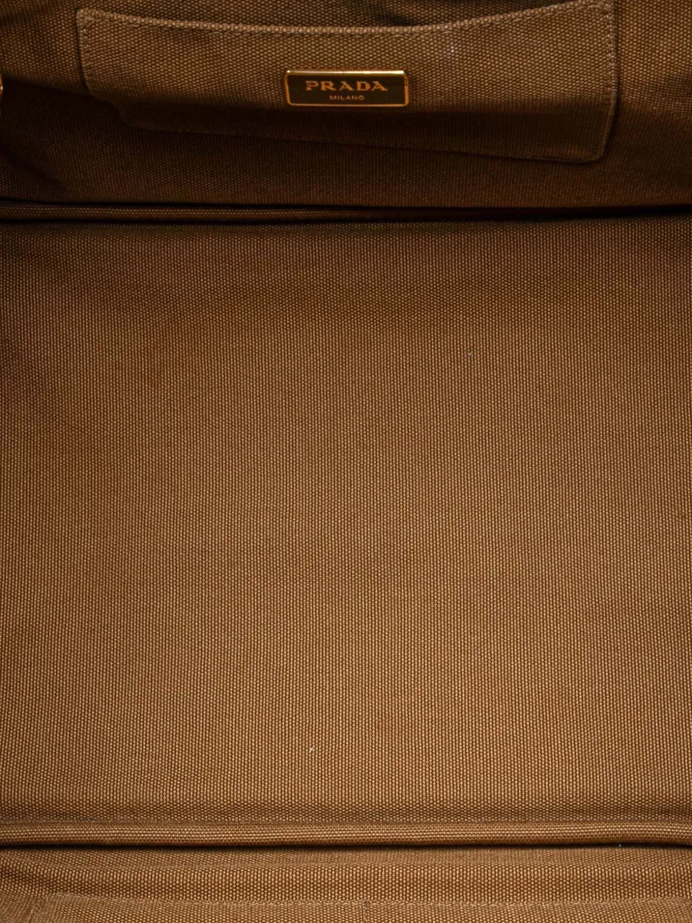 Pre-owned Prada 2013-2025 Canvas Canapa Bijoux Satchel In Brown