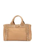Prada Pre-Owned 2013-2025 Canvas Canapa Bijoux satchel - Brown