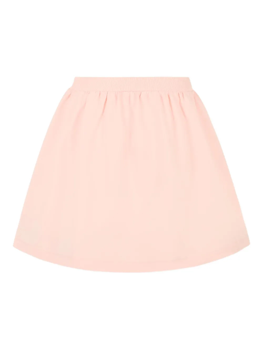 Moschino Kids Katoenen rok met teddybeerprint Roze