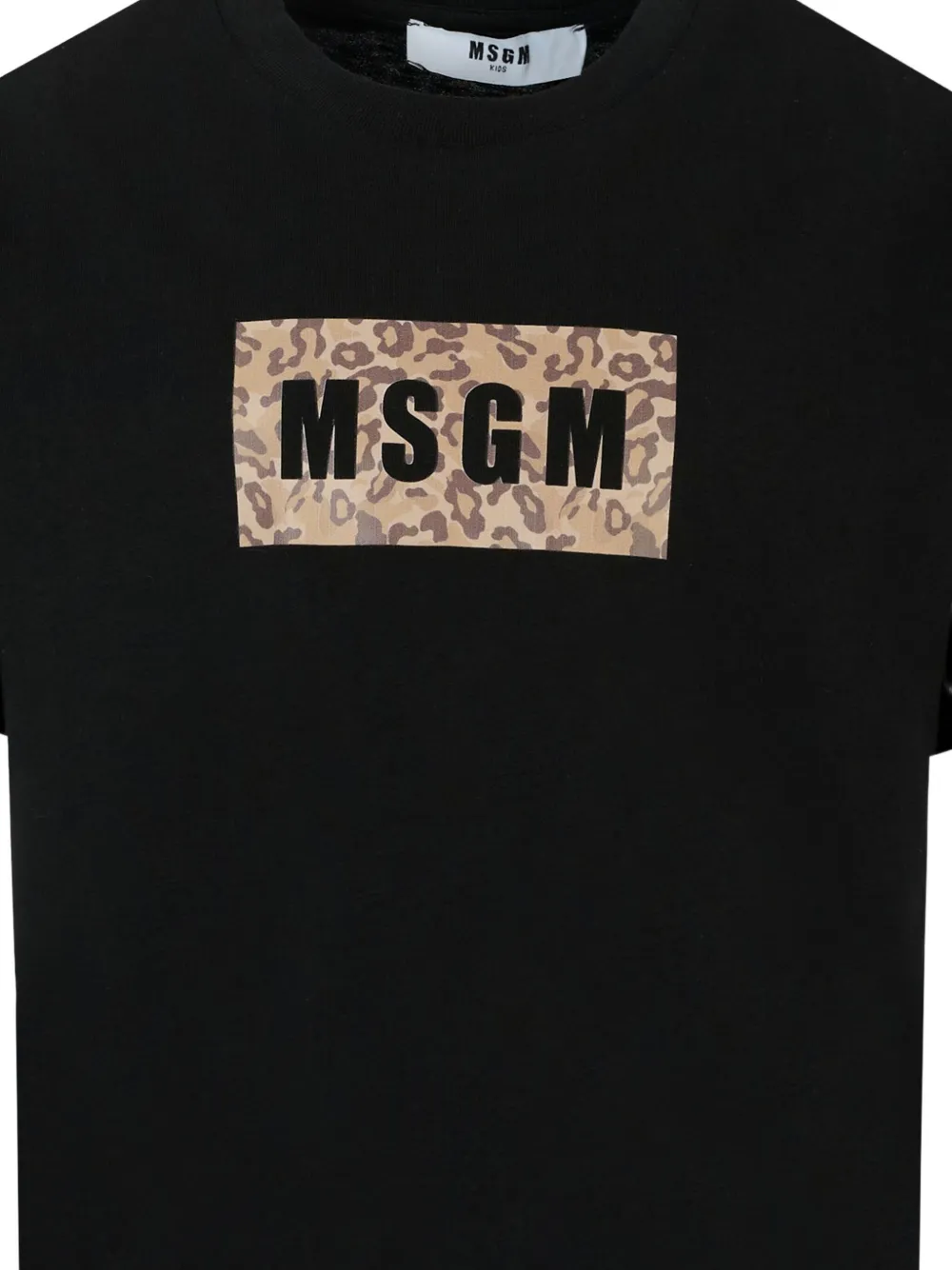 MSGM Kids T-shirt met ruches afwerking Zwart