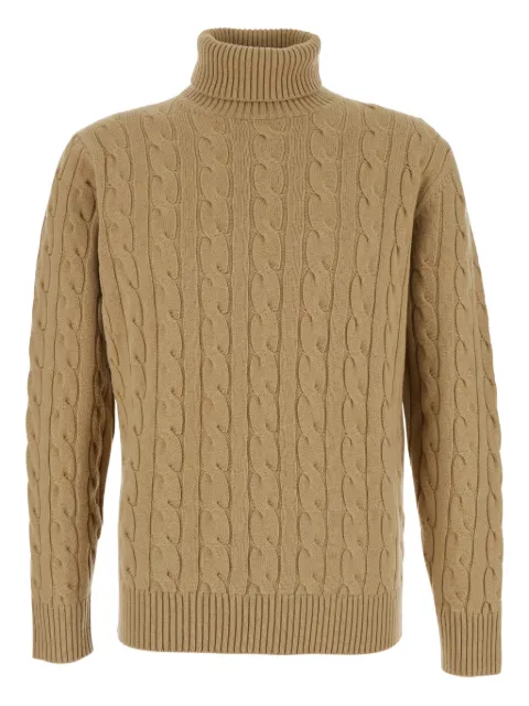 Kangra cable-knit turtleneck sweater