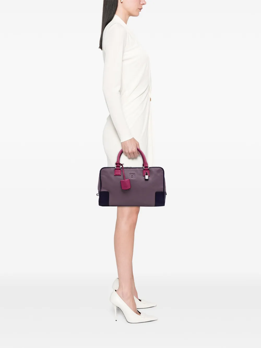 Loewe Pre-Owned 2012 Tricolor Goatskin Amazona 36 handbag | Pre-Owned | Image 2