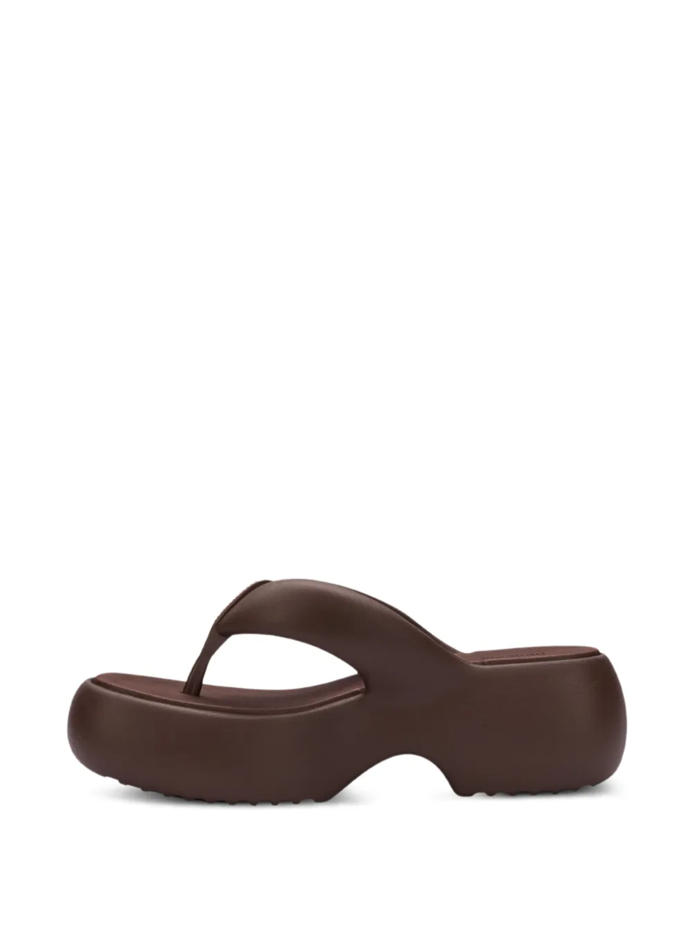 Melissa Free Fuzzy teenslippers met plateauzool Bruin