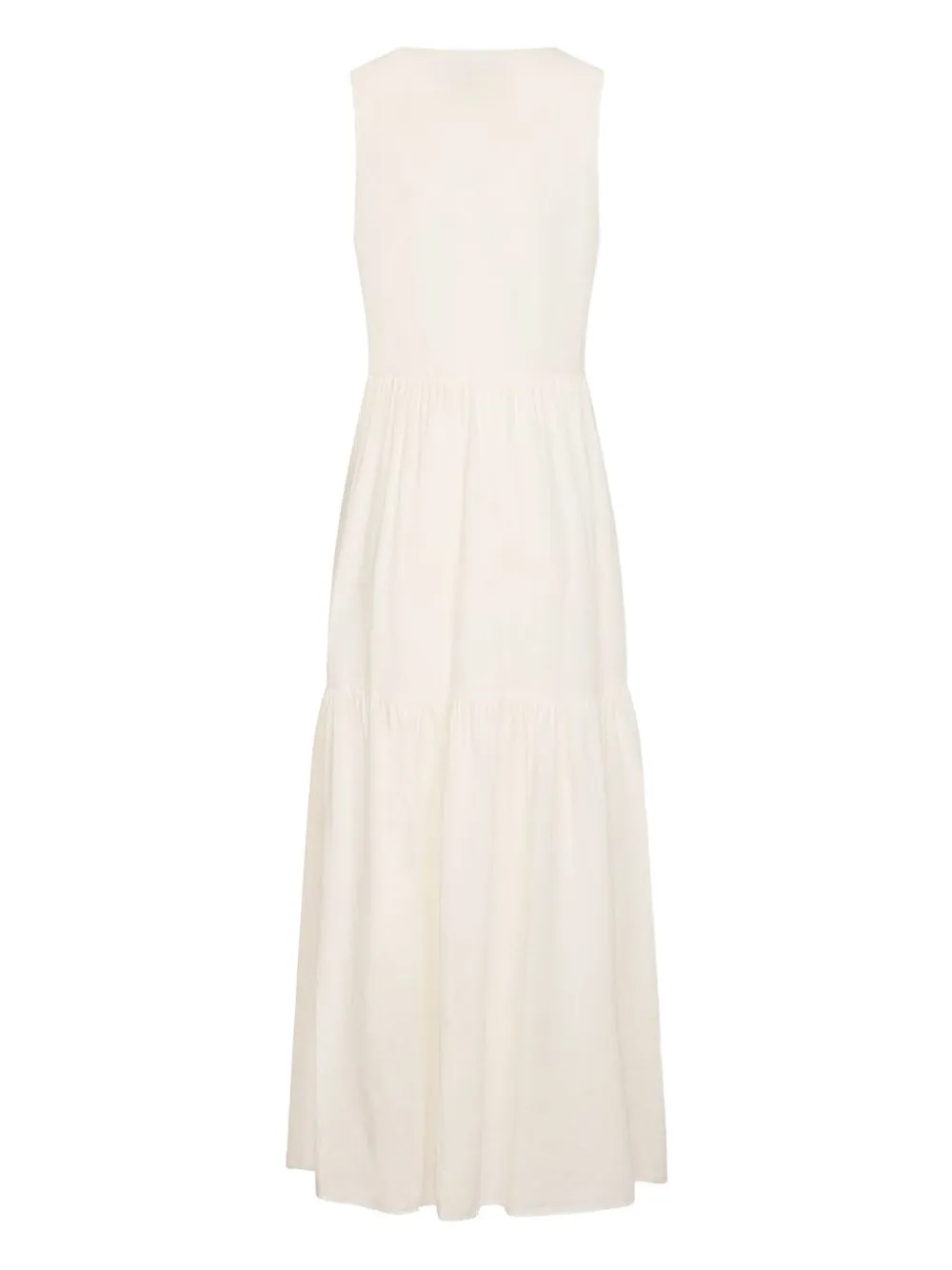 DKNY Gelaagde jurk met keyhole - Wit