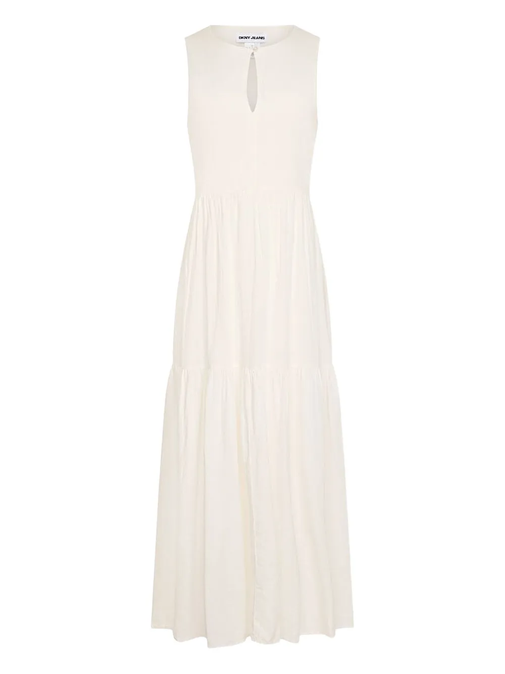 DKNY keyhole tiered dress | White | Image 1