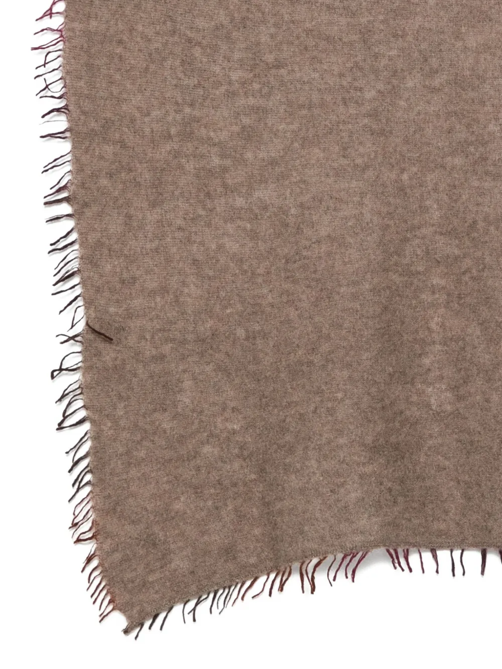 Faliero Sarti Frayed-edge Scarf In Brown