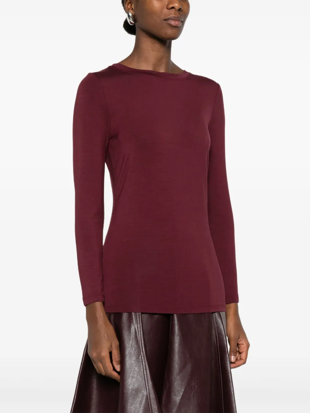 ALPHA STUDIO T-shirt met lange mouwen Rood