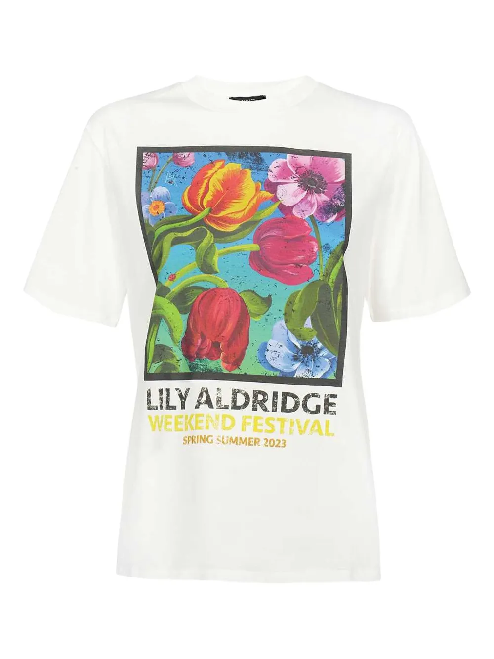 Weekend Max Mara floral-print T-shirt Wit