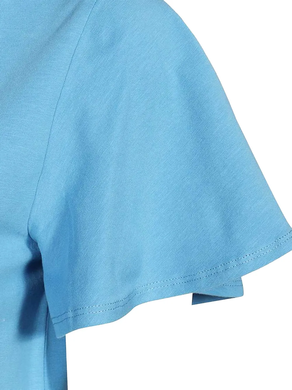 Weekend Max Mara V-neck ruffled-sleeve T-shirt Blauw