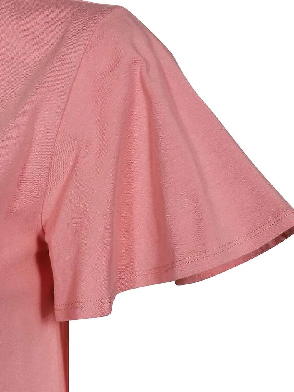 Weekend Max Mara V-neck flared-sleeve T-shirt Roze