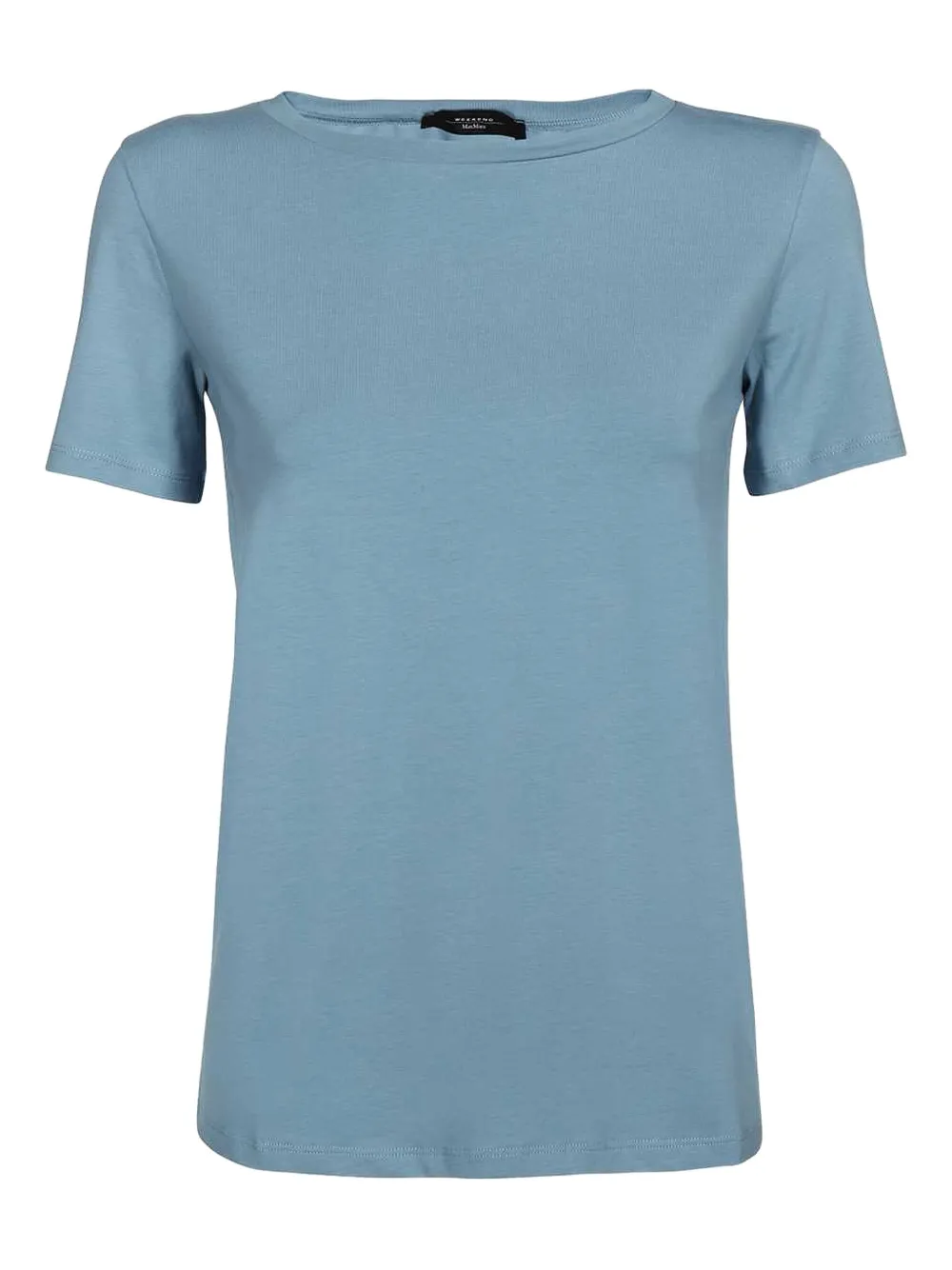 ribbed-neckline moth-logo T-shirt