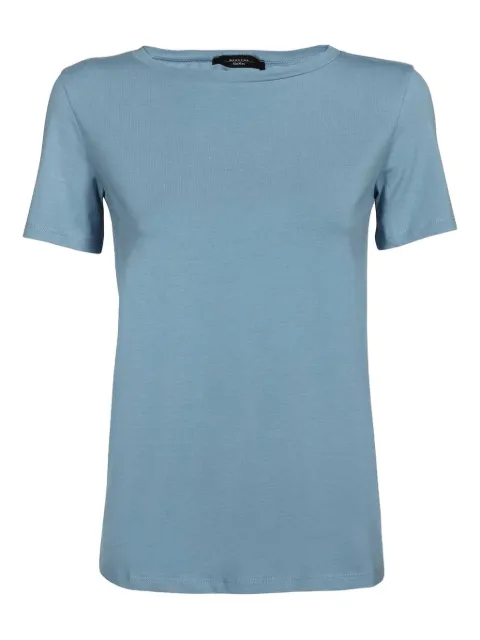 Weekend Max Mara t-shirt à encolure côtelée