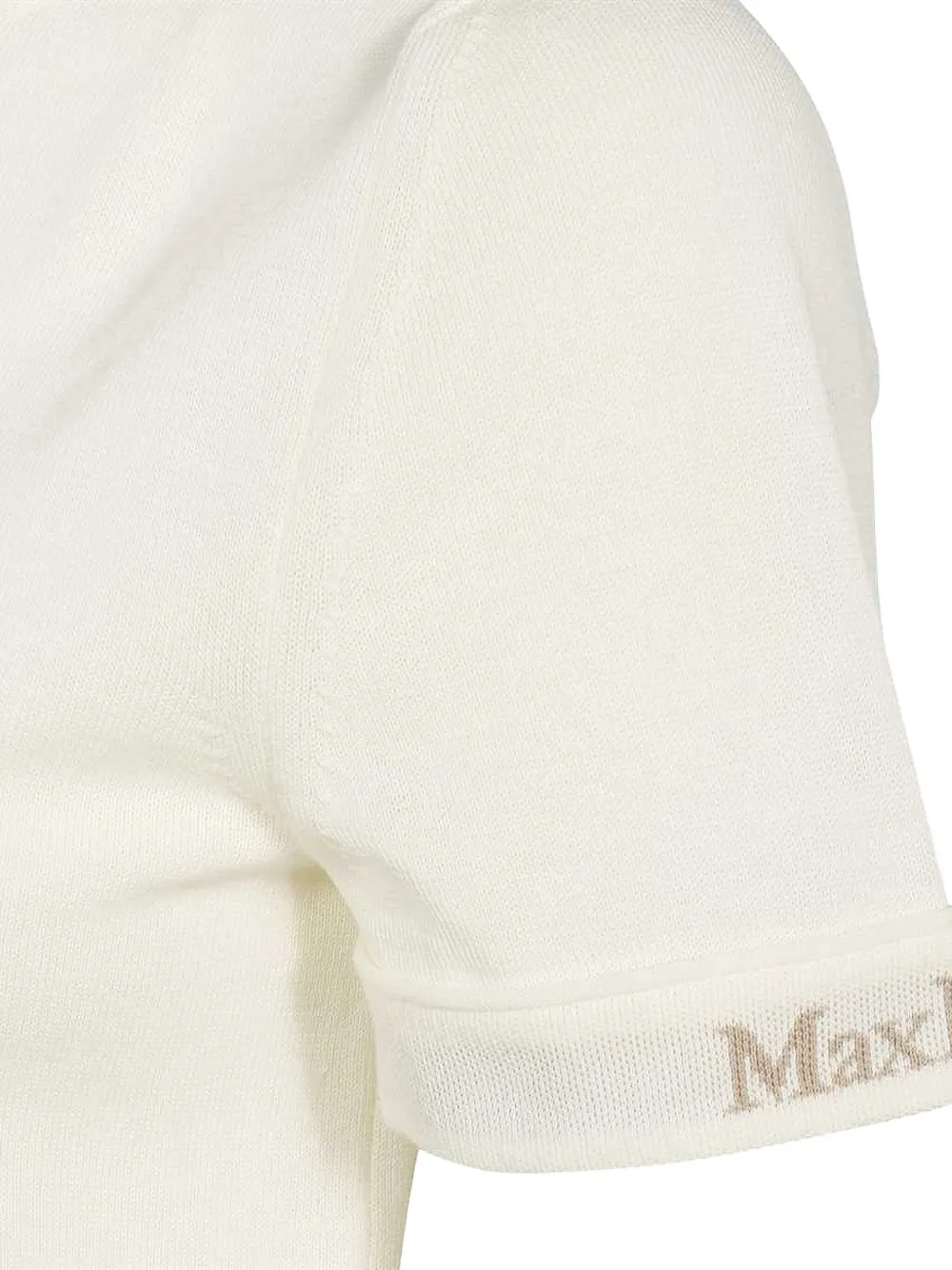 Max Mara logo-detail cotton T-shirt Wit