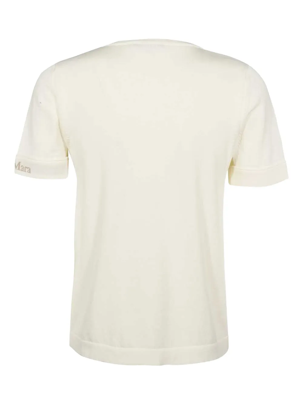 Max Mara logo-detail cotton T-shirt Wit