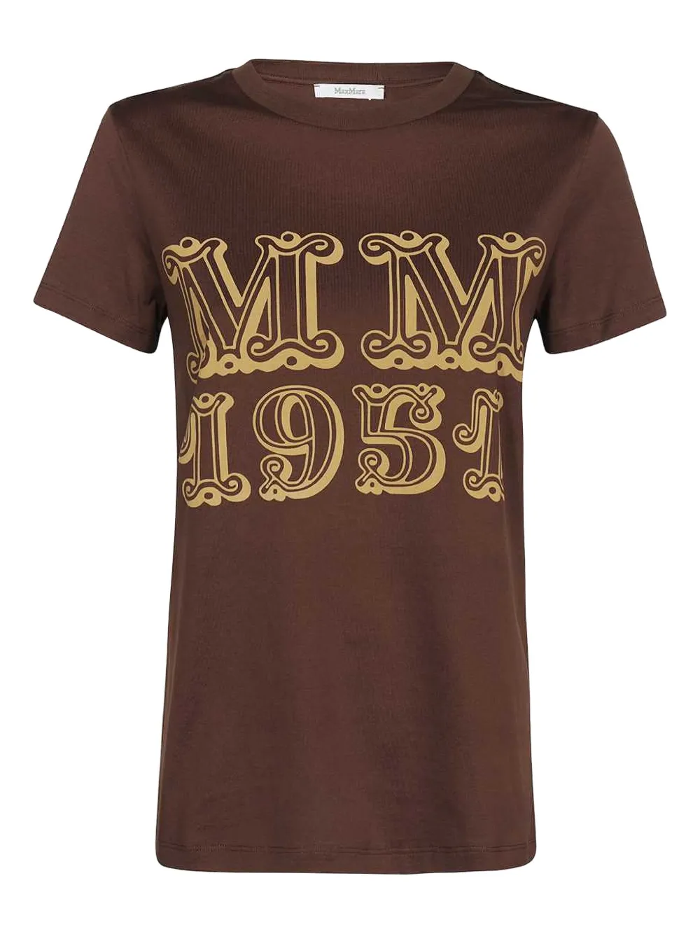 Max Mara graphic-print T-shirt Bruin