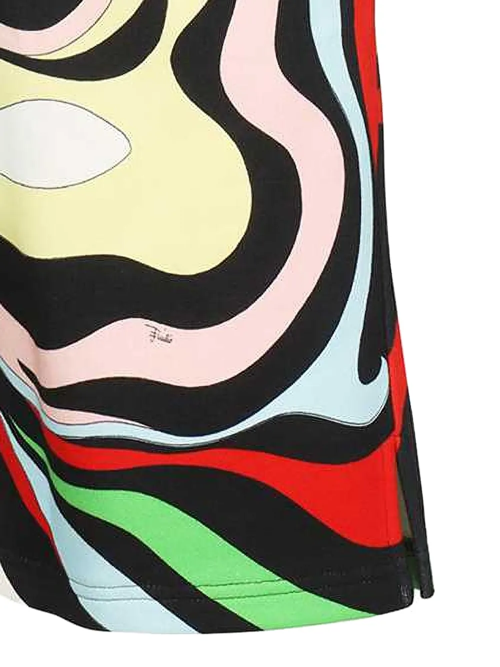 PUCCI swirl-print elastic-waist shorts Zwart