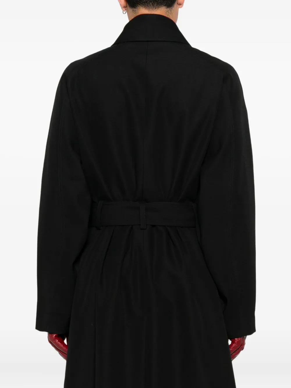 Saint Laurent Jas met ceintuur Zwart