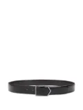 Canali leather reversible belt - Black