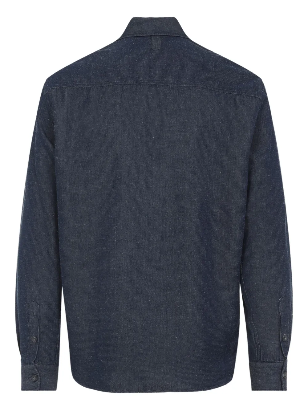 Canali T-shirt met lange mouwen - Blauw