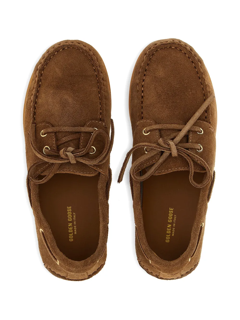 Golden Goose Kids Suède schoenen Bruin