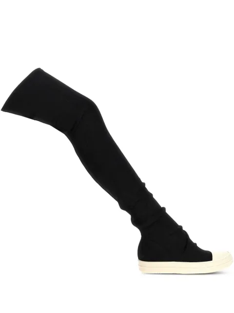 Rick Owens DRKSHDW stretch-fabric sock boots
