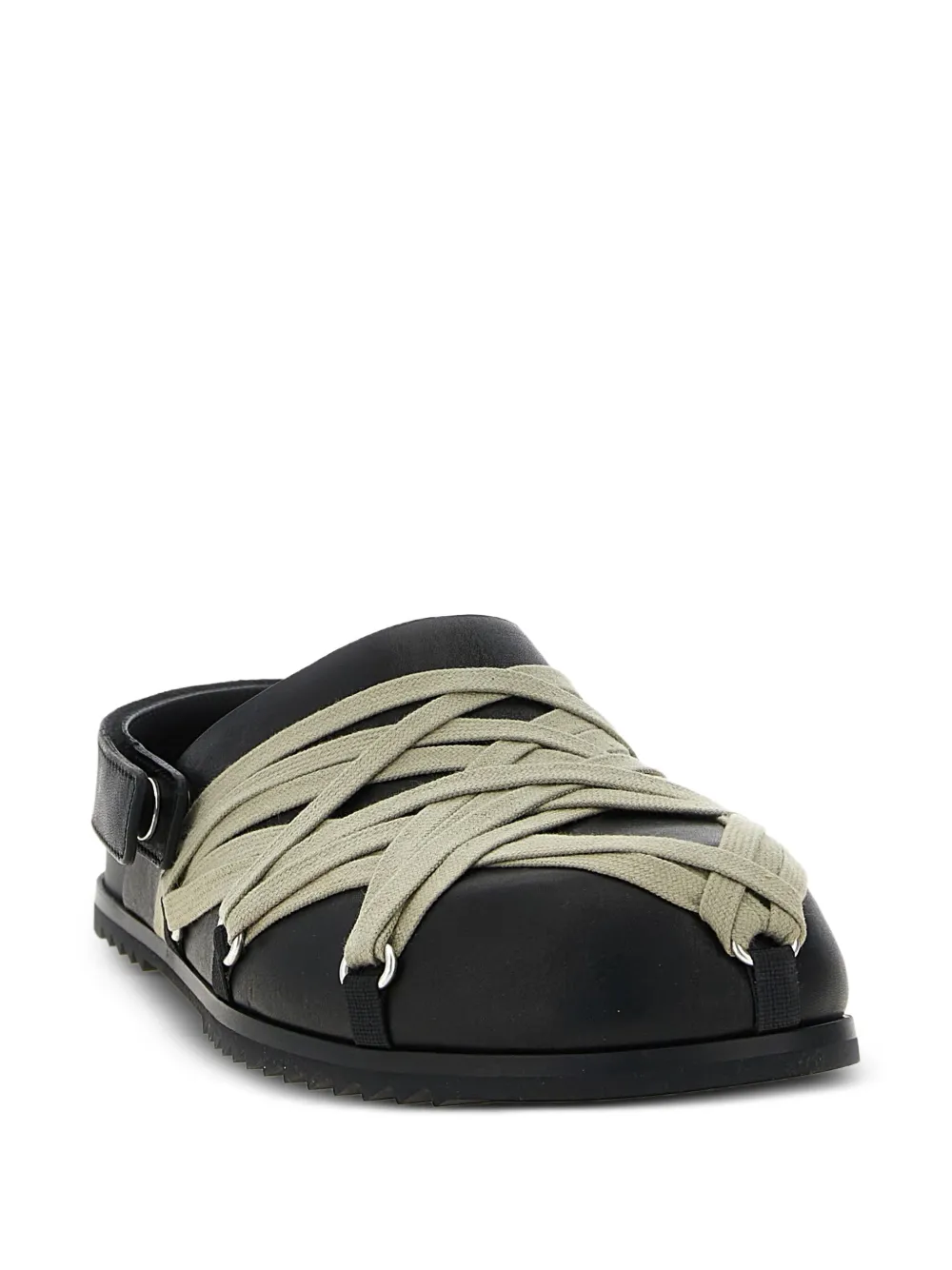 Rick Owens Granola lace-up leather clogs | Flat Pumps | Image 2