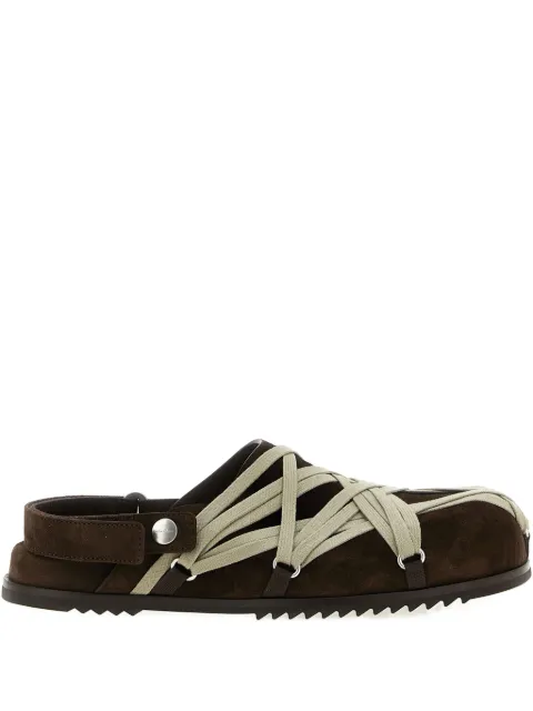 Rick Owens Megalace lace-up mules