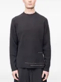 Devoa ribbed-knit pullover sweater - Black